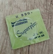Sklíčka Speciál Uhrglas Wasserdiht 330