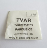 248 - SKLO TVAR PARDUBICE - 248, NEPOUŽITÉ ORIGINÁLNÍ SKLÍČKO - 