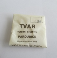 296 - SKLO TVAR PARDUBICE - 296, NEPOUŽITÉ ORIGINÁLNÍ SKLÍČKO 