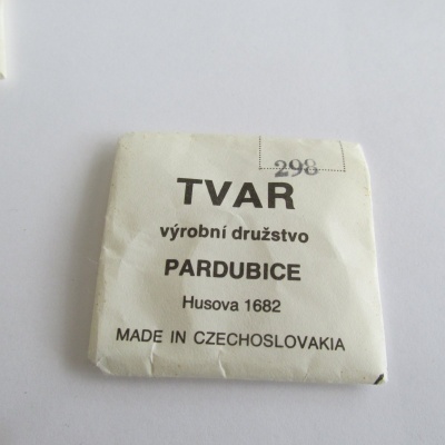 286 - SKLO TVAR PARDUBICE - 298, NEPOUŽITÉ ORIGINÁLNÍ SKLÍČKO 