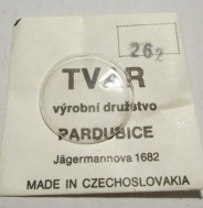 DĚTSKÉ SPORT FORMULE - 262 - ORIGINÁLNÍ SKLO NA HODINKY TVAR PARDUBICE