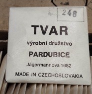 Sklíčko TVAR PARDUBICE rozmer 248 .