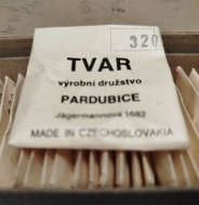 Sklíčko TVAR PARDUBICE rozmer 320 .