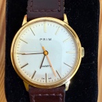 pánské hodinky PRIM QUARTZ zlaté