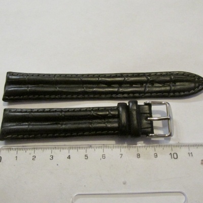 HIRSCH - Kvalitní černý řemínek - šíře 20mm