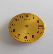 ČÍSELNÍK NA HODINKY PRIM typ 68 499 3 - zlatý sunburst - NENÍ V KNIHÁCH