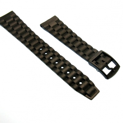 Plastový náramek š. 20 mm - černý