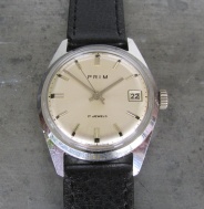 Hodinky Prim typ 68 175 1 z roku 1969 s řemínkem značeným 