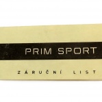 Záruční list k PRIM SPORT. Land1