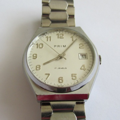 Hodinky Prim typ 68 478 1 z roku 1983 - tah Kovotex Trenčín v perfektním stavu