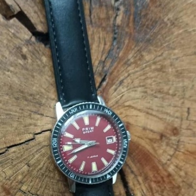 Kožený řemínek 19 mm pro Prim sport 1