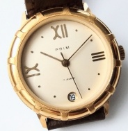 Hodinky Prim zlacené nenošené 