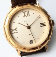 Hodinky Prim zlacené nenošené 