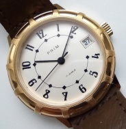 Hodinky Prim zlacené nenošené 