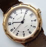 Hodinky Prim zlacené nenošené 