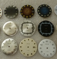 PRIM 15 x originál číselník NOS, na mechanické hodinky, nepoužité.