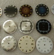 PRIM 15 x originál číselník NOS, na mechanické hodinky, nepoužité.