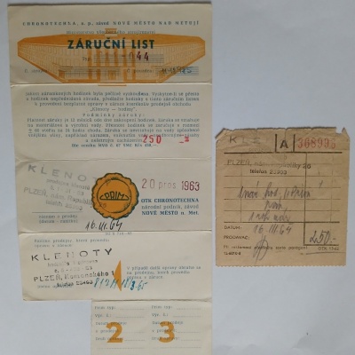 Záruční list 011 044