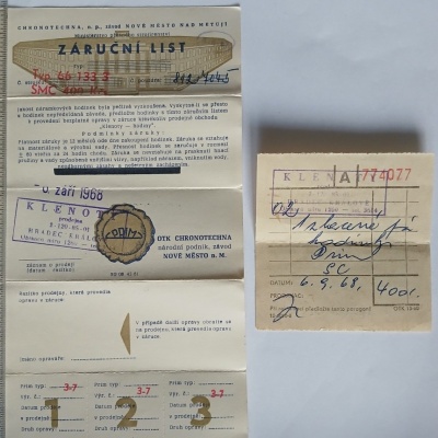 Záruční list 66 133 3