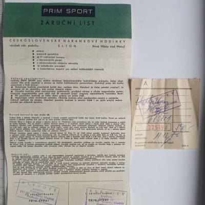 Záruční list 68 385 1