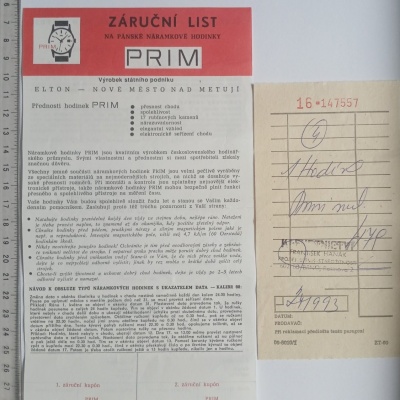 Záruční list 69 613 3