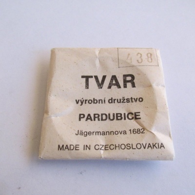 438 - VELKÉ SKLO TVAR PARDUBICE - VELIKOST 438, NEPOUŽITÉ ORIGINÁLNÍ SKLÍČKO 