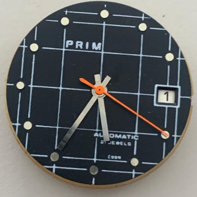 Strojek Prim automatic + ručky a číselnik