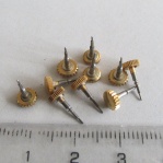 KORUNKY NA DÁMSKÉ HODINKY PRIM - ZLACENÉ - 10 KUSŮ, č.1