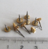 KORUNKY NA DÁMSKÉ HODINKY PRIM - ZLACENÉ - 10 KUSŮ, č.1