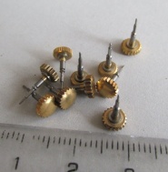 KORUNKY NA DÁMSKÉ HODINKY PRIM - ZLACENÉ - 10 KUSŮ, č.2