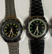 Hodinky PS2 humberto, zelené indexy 