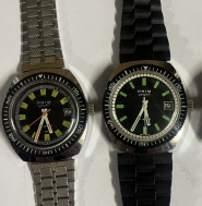 Hodinky PS2 humberto, zelené indexy 