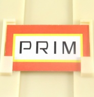 Štítek do krabičky hodinek Prim