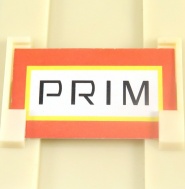Štítek do krabičky hodinek Prim