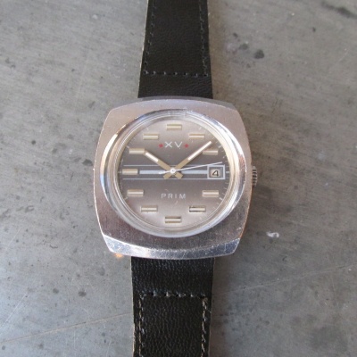 Hodinky Prim pro XV. sjezd KSČ po servisu u hodináře