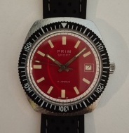 Prim Sport 2 červený ciferník brúsené
