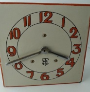 smaltované hodiny 