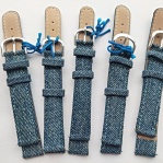 džínový řemen 14mm, var. 1 - tmavší !!!