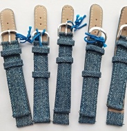 džínový řemen 14mm, var. 1 - tmavší !!!