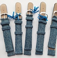 džínový řemen 14mm, var. 1 - tmavší !!!