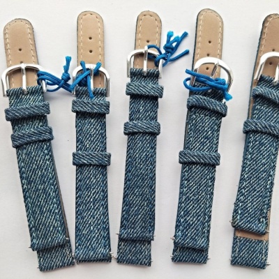 džínový řemen 14mm, var. 1 - tmavší !!!