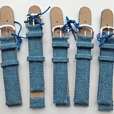 džínový řemen 14mm, var. 2 - světlejší !!!