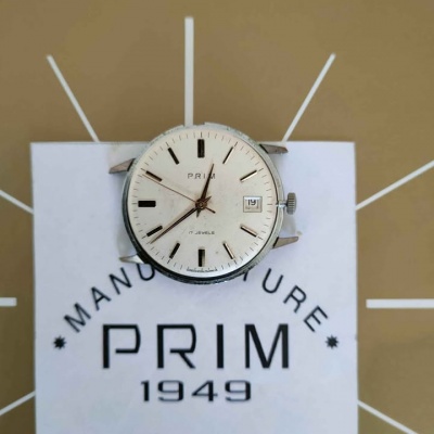 Hodinky Prim - strojek + číselník.