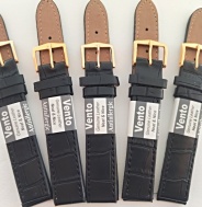 černý řemen 17mm se zlatavou sponou !!!