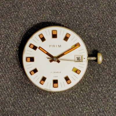 Strojek+číselník+ručky Prim