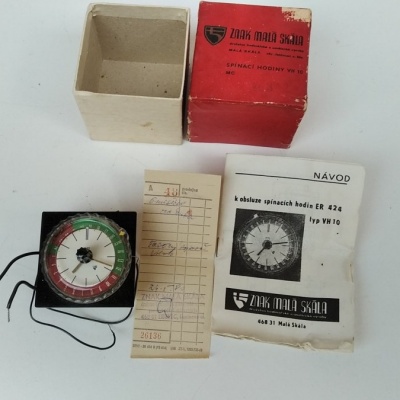 časovací hodiny Malá skála III+doklady