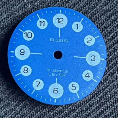 Vývozní číselník na modré "berušky" Globus