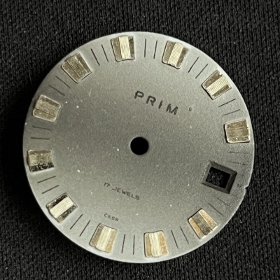 Šedý číselník na Prim 68 316 1