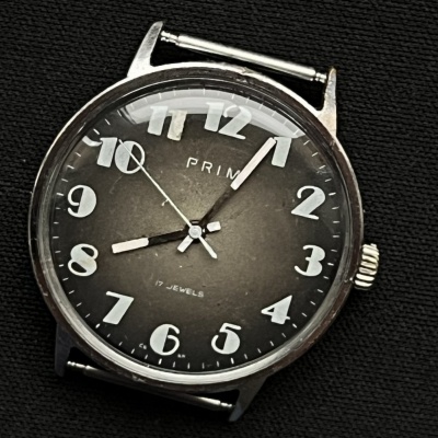 Hodinky model 66 401 1 - velké cifry šedý ciferník