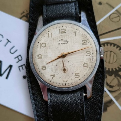 Hodinky PRIM - "50 - vločky" r.v. 1959